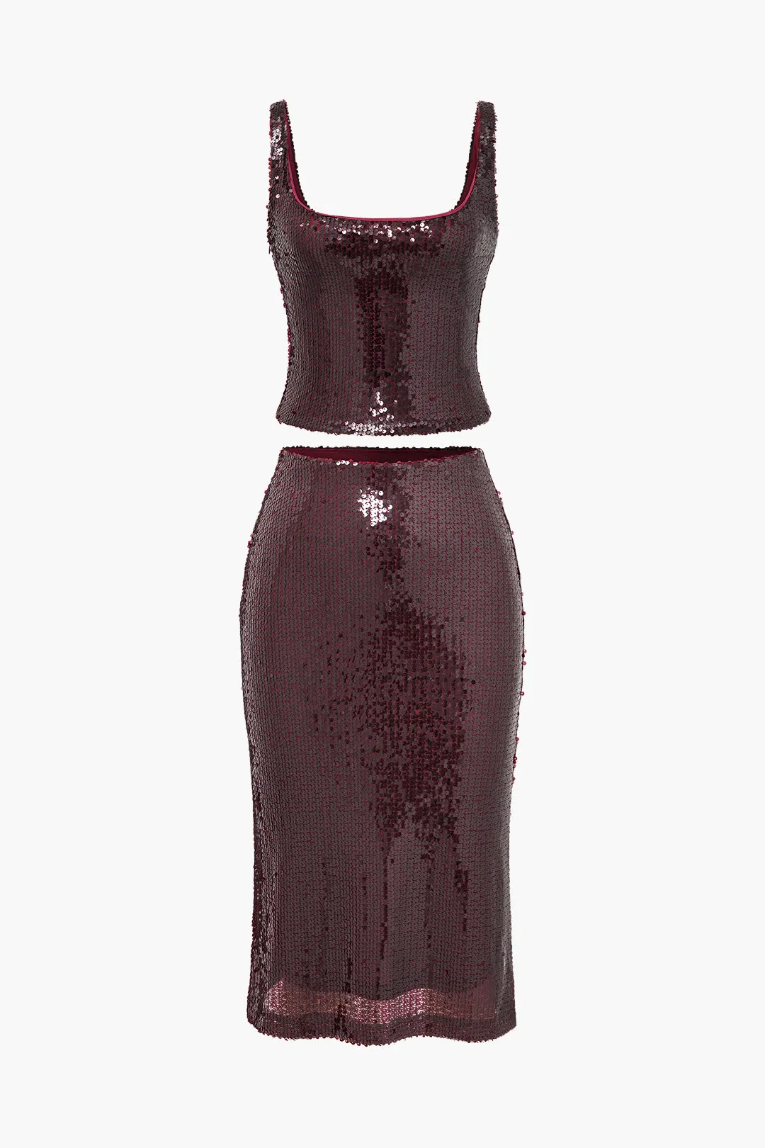 Sequin cami top og nederdel sæt sold by Micas product image thumbnail 2