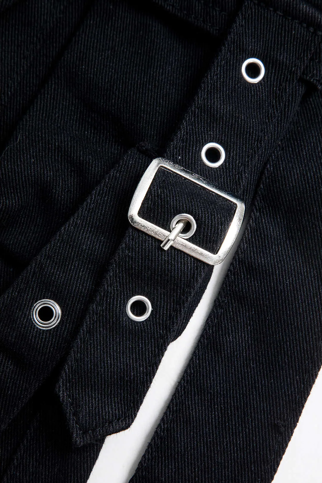 Denim bælte høj talje flere lomme jeans sold by Micas product image thumbnail 4