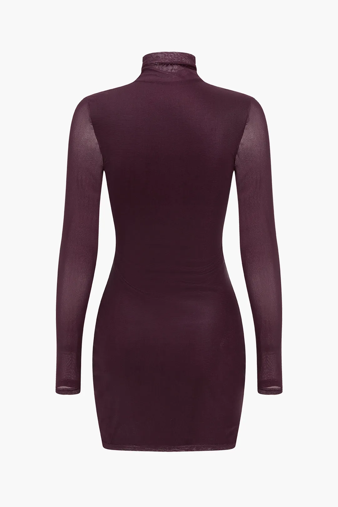 Grundlæggende mesh langærmet mini kjole sold by Micas product image thumbnail 2