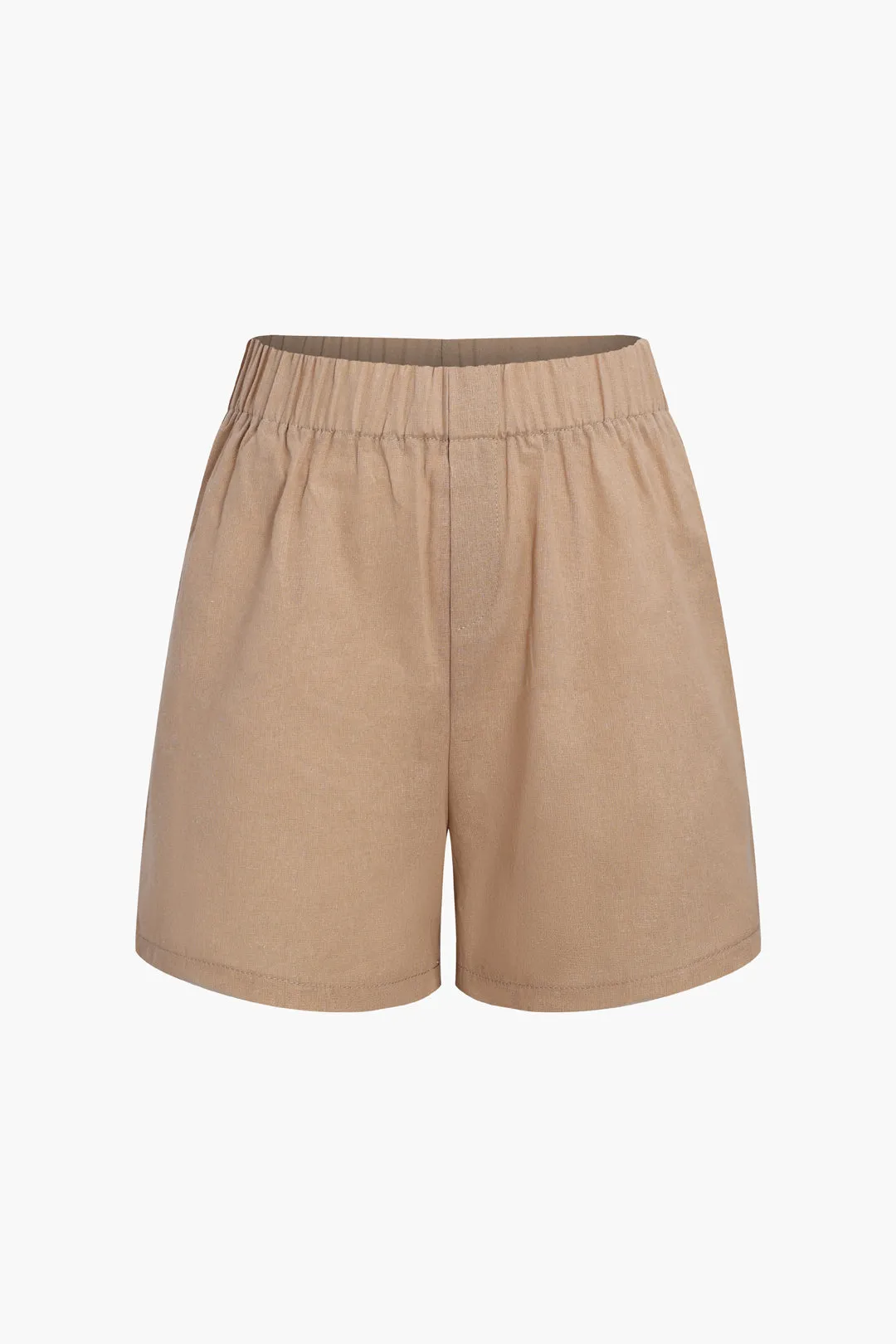Solid skjorte og shorts sæt sold by Micas product image thumbnail 4