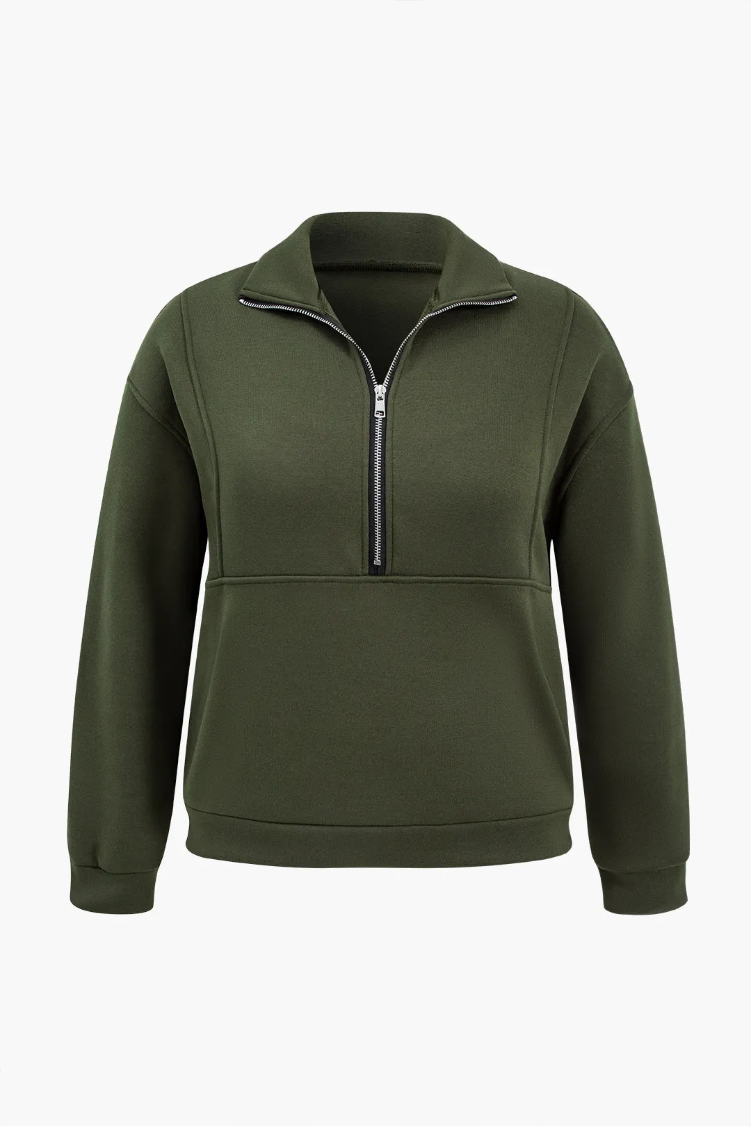 Plus Size Zipper Top And Trousers Set sold by Micas product image thumbnail 2