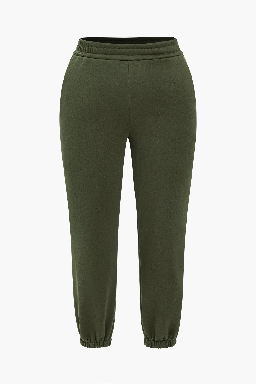 Plus Size Zipper Top And Trousers Set sold by Micas product image thumbnail 4