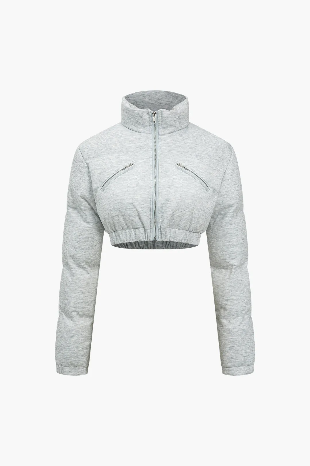 Beskåret lynlås puffer sold by Micas