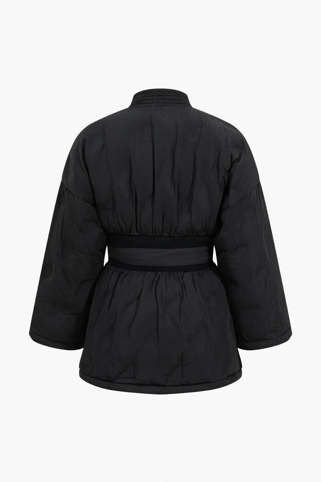 Belted Patchwork Puffer sold by Micas product image thumbnail 2