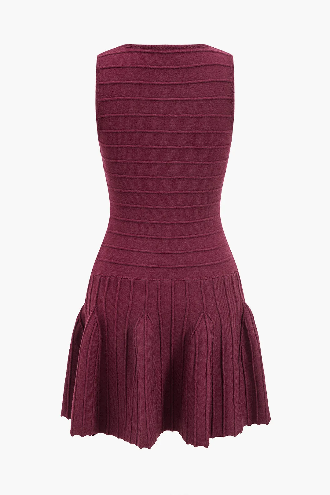 Grundlæggende ribbet ærmeløs sweater kjole sold by Micas product image thumbnail 2