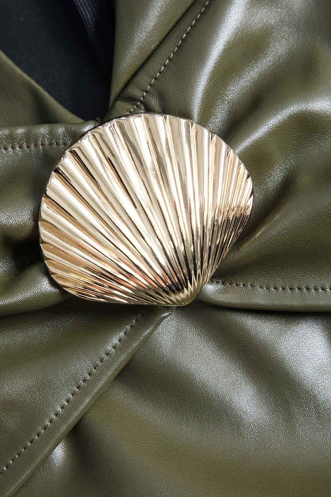 Faux læder ærmeløs mini kjole sold by Micas product image thumbnail 3