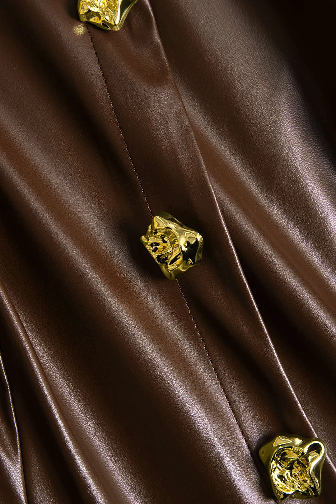 Faux Leather Sleeveless Mini Dress sold by Micas product image thumbnail 3