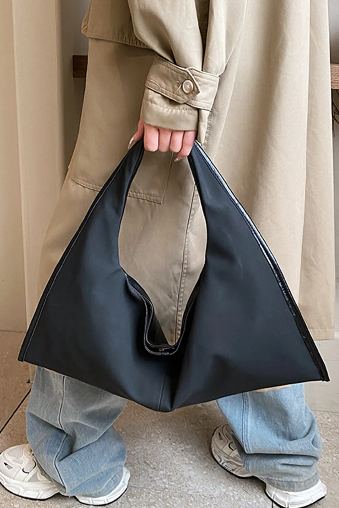 Dobbeltsidet retro skuldertaske sold by Micas product image thumbnail 2