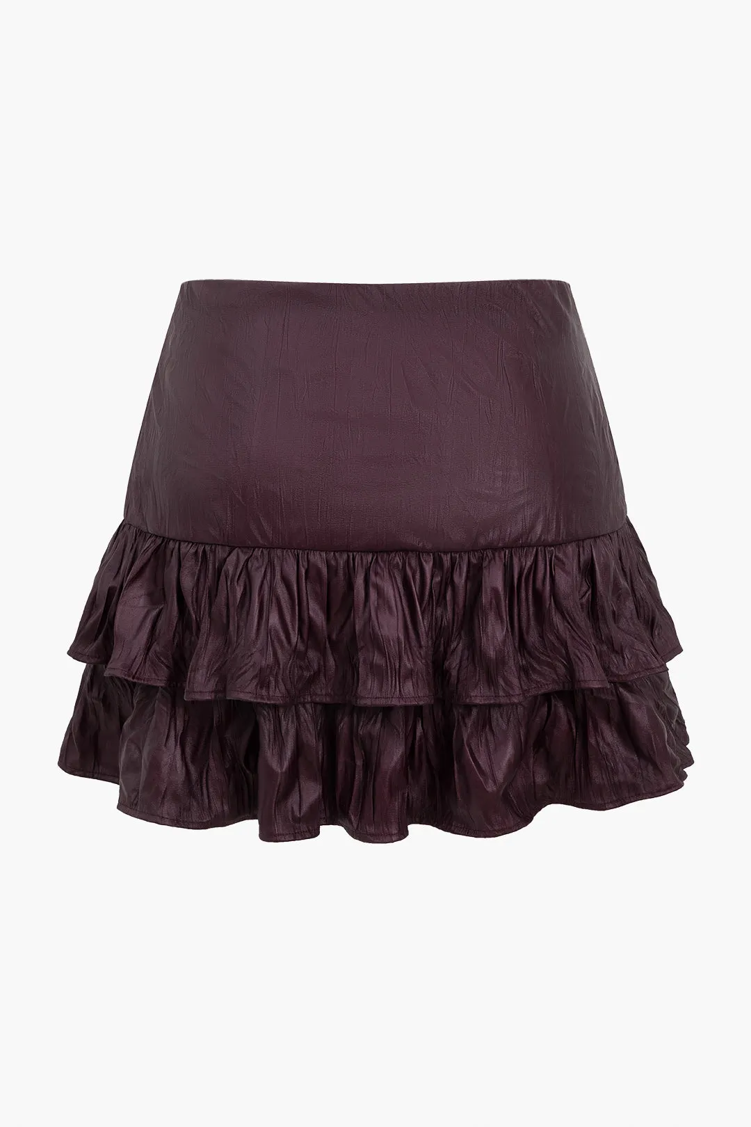 Plus Size Zipper Ruched Skirt sold by Micas product image thumbnail 2