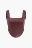 Faux Leather Tank Top sold by Micas
