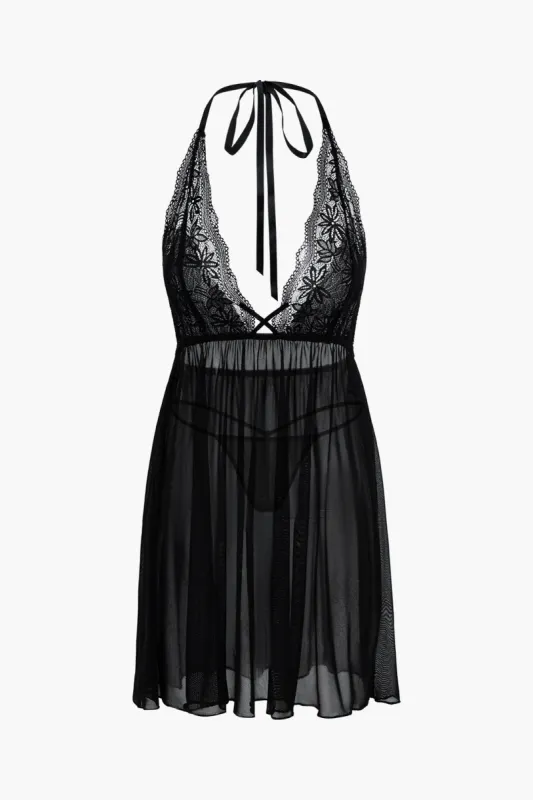 Bagløst mesh ren natkjole sold by Micas