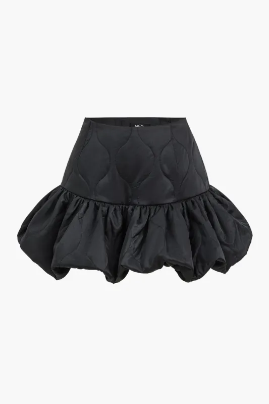 Padded Puff Ruched Skirt sold by Micas