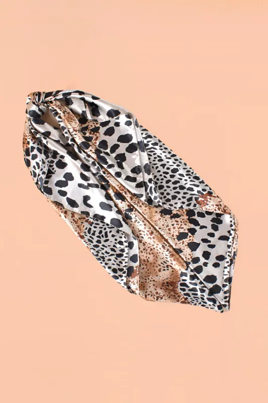 Leopard Print Scarf sold by Micas