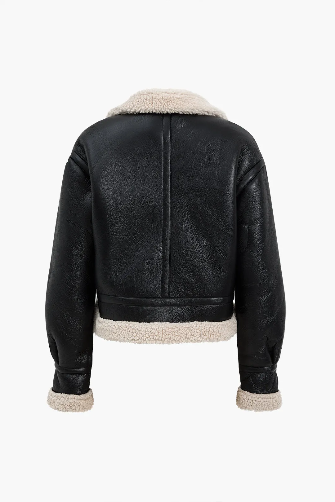 Faux Leather Patchwork Puffer sold by Micas product image thumbnail 4