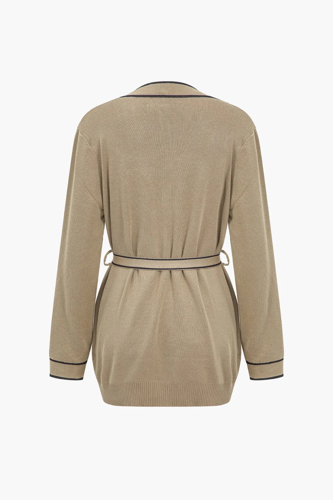 Kontrastbindende strik top og bukser sæt sold by Micas product image thumbnail 3