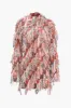 Fringe Long Sleeve Mesh Mini Dress sold by Micas