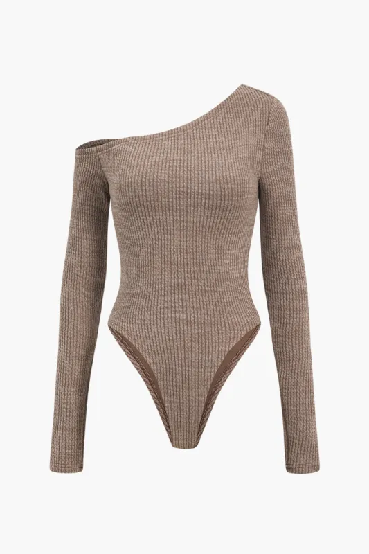 Langærmet asymmetrisk bodysuit sold by Micas