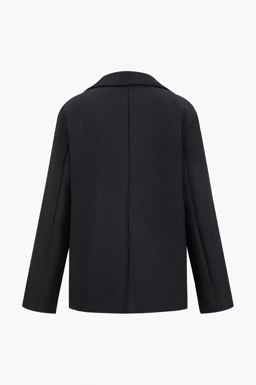 Solid hakket lapel blazer sold by Micas product image thumbnail 2