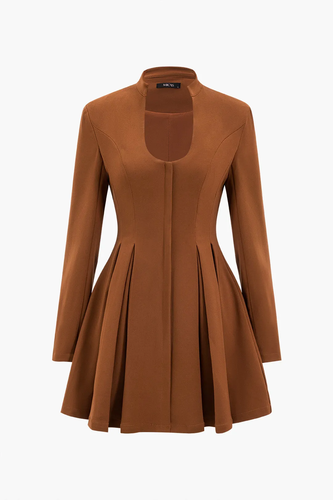 V-Neck Long Sleeve Mini Dress sold by Micas