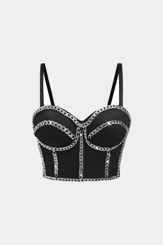 Kæde bustier cami top sold by Micas