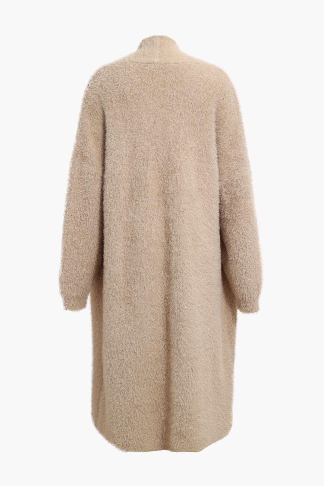 Faux Fur Open Front Long Coat sold by Micas product image thumbnail 5