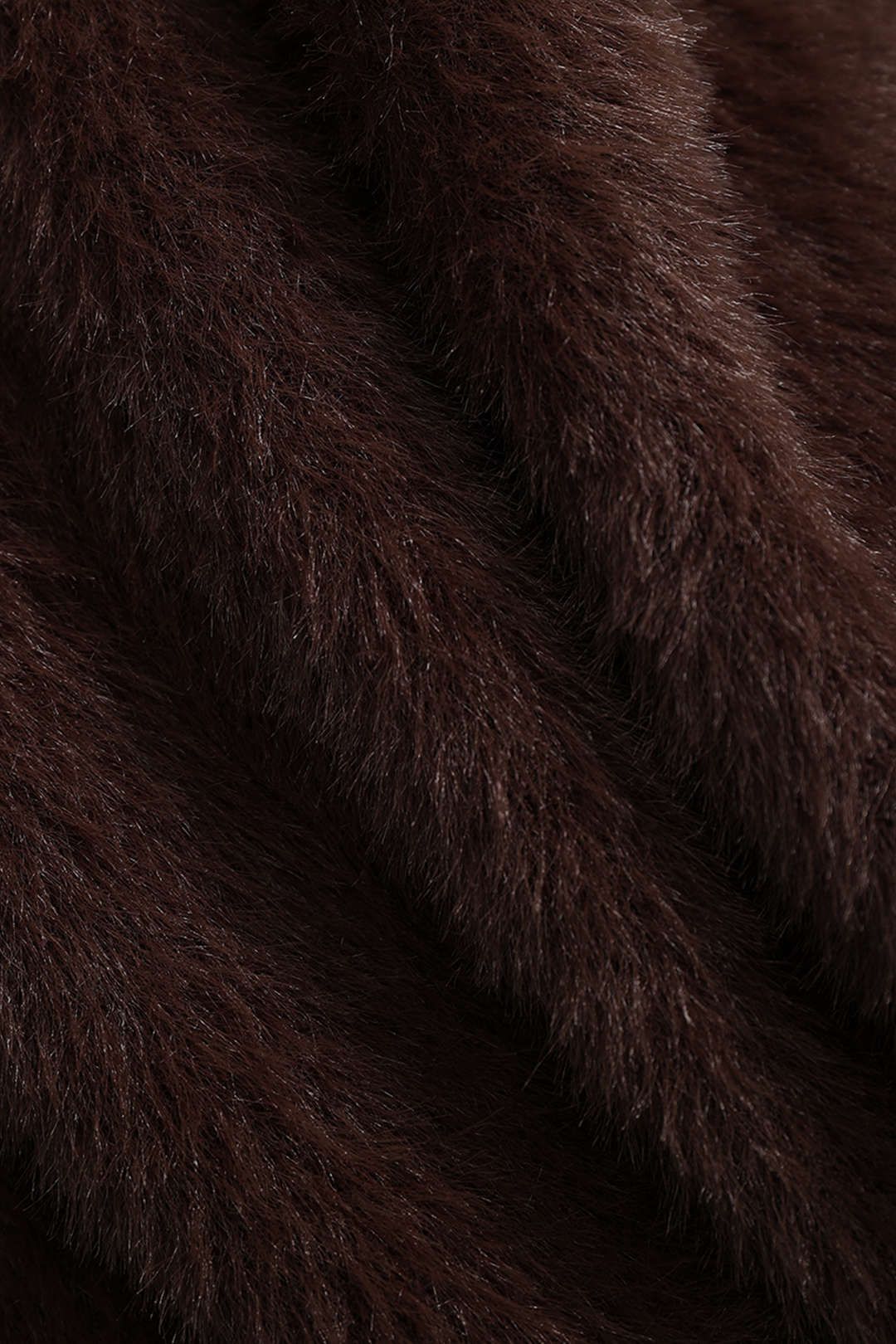 Faux Fur Open Front Long Coat sold by Micas product image thumbnail 3