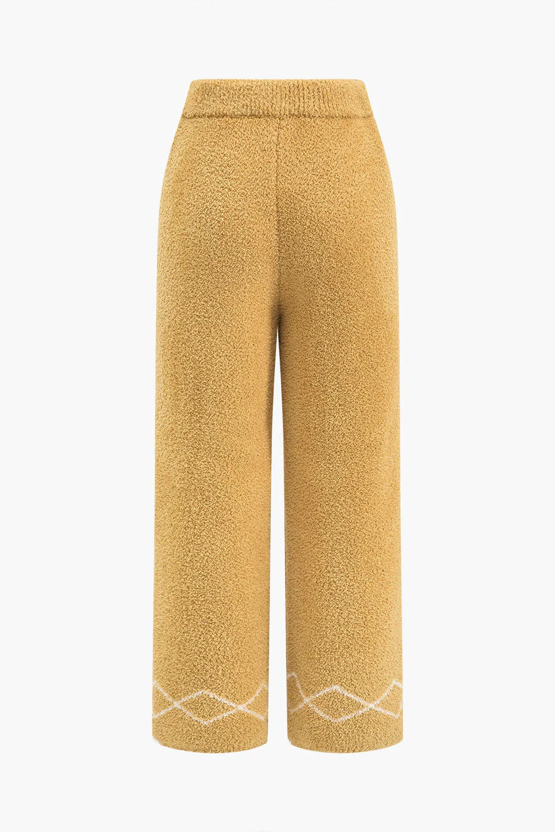 Prismatic Pattern Sweater Cardigan And Wide Leg Pants Set sold by Micas product image thumbnail 5