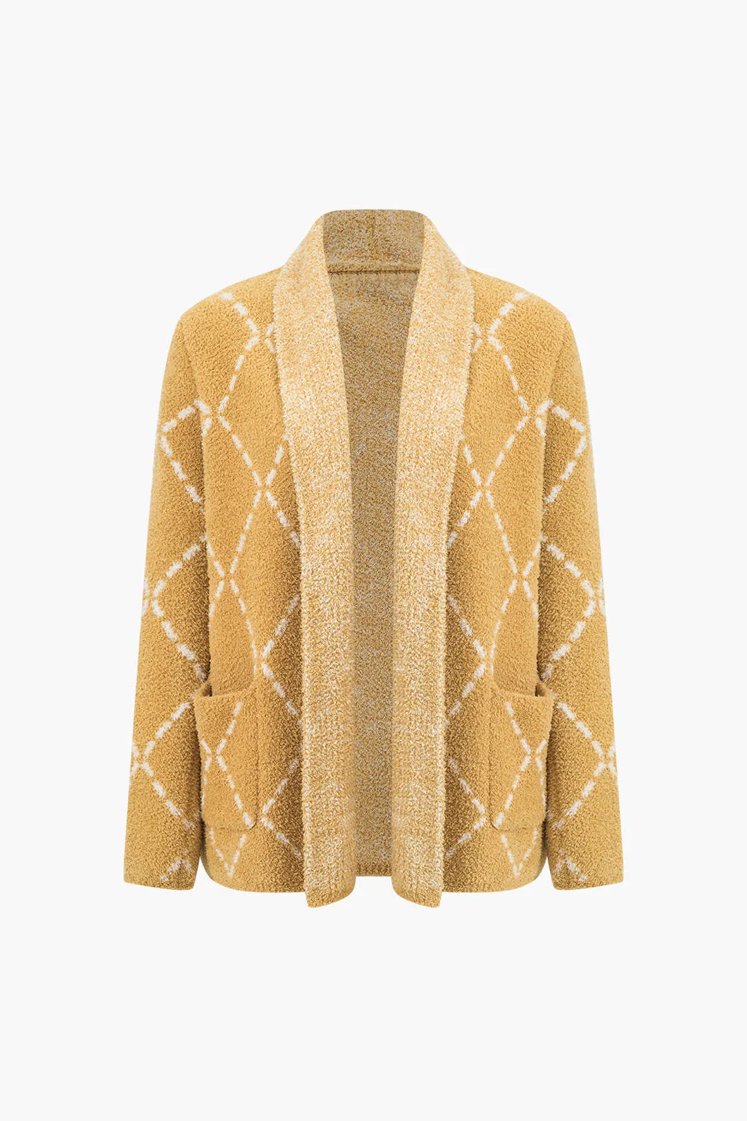 Prismatic Pattern Sweater Cardigan And Wide Leg Pants Set sold by Micas product image thumbnail 2