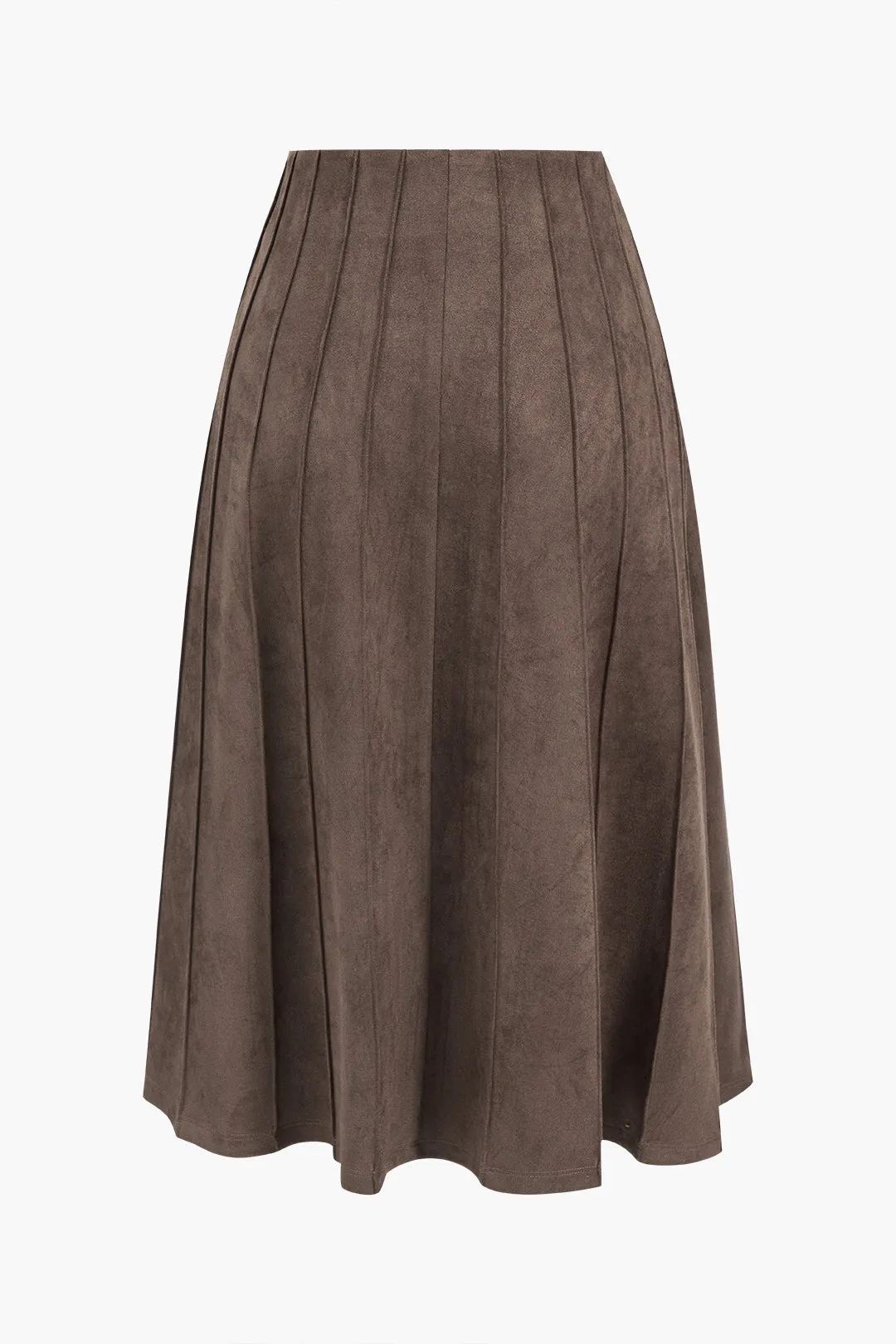 Suede High Waist Midi Skirt sold by Micas product image thumbnail 2