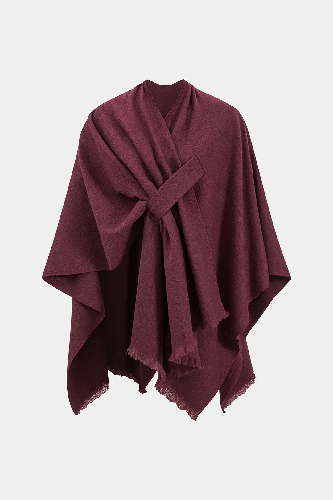 Solid V-hals split frakke sold by Micas