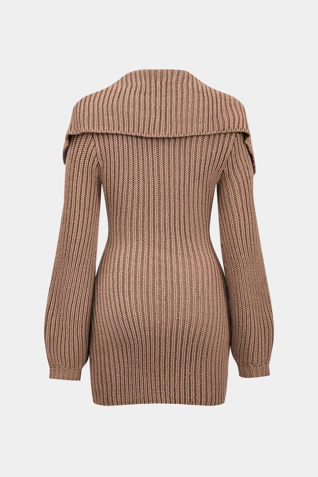 Hollow Out Sweater Long Sleeve Dress sold by Micas product image thumbnail 2