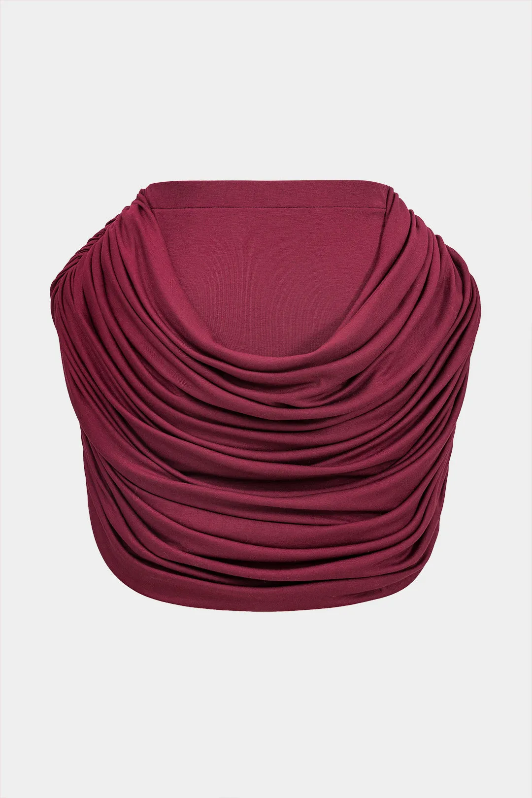 Solid Ruched Mini Skirt sold by Micas product image thumbnail 2