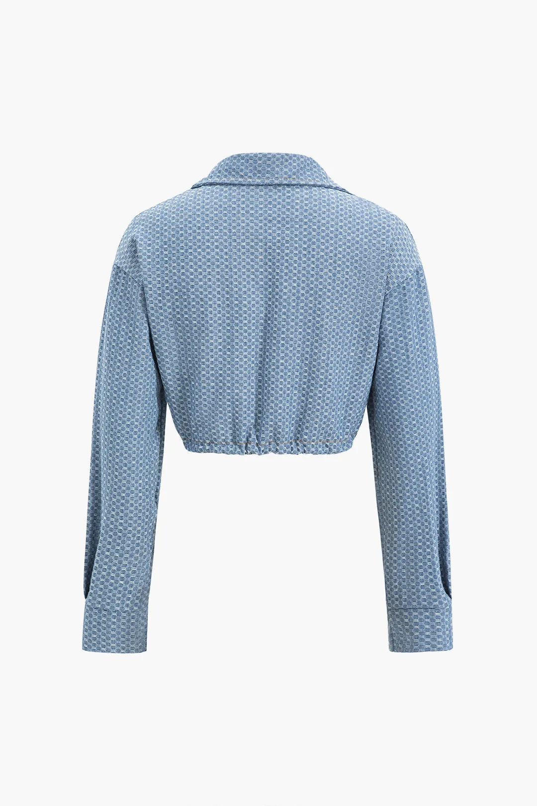 Denim langærmets trækknap og jeans sæt sold by Micas product image thumbnail 4