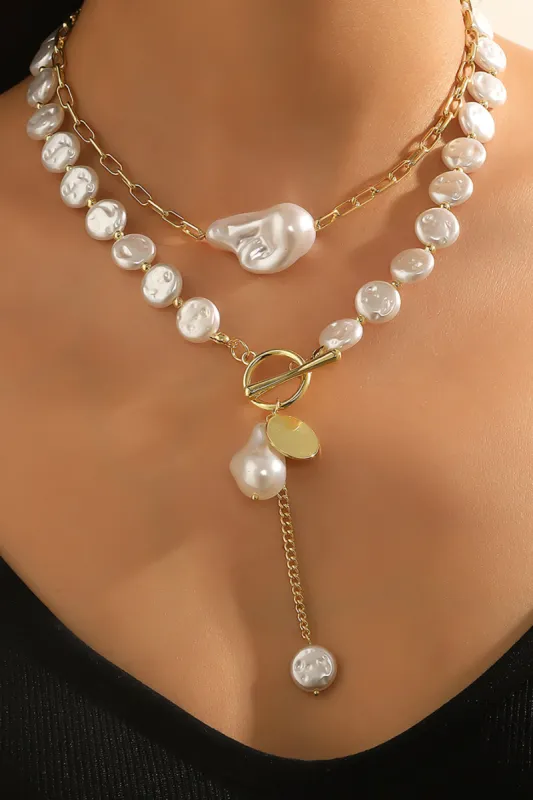 Pearls barokk halskæde sold by Micas