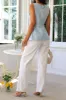 Solid Button Design Vest sold by Micas