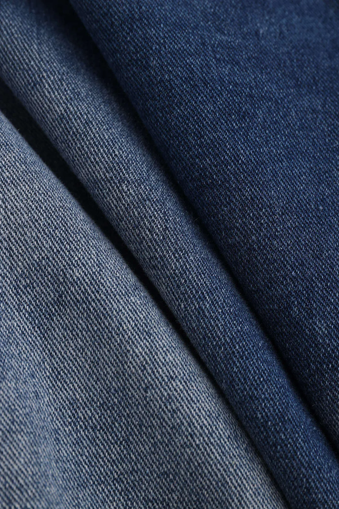 Embroidery Denim Long Coat Belted Outerwear sold by Micas product image thumbnail 3