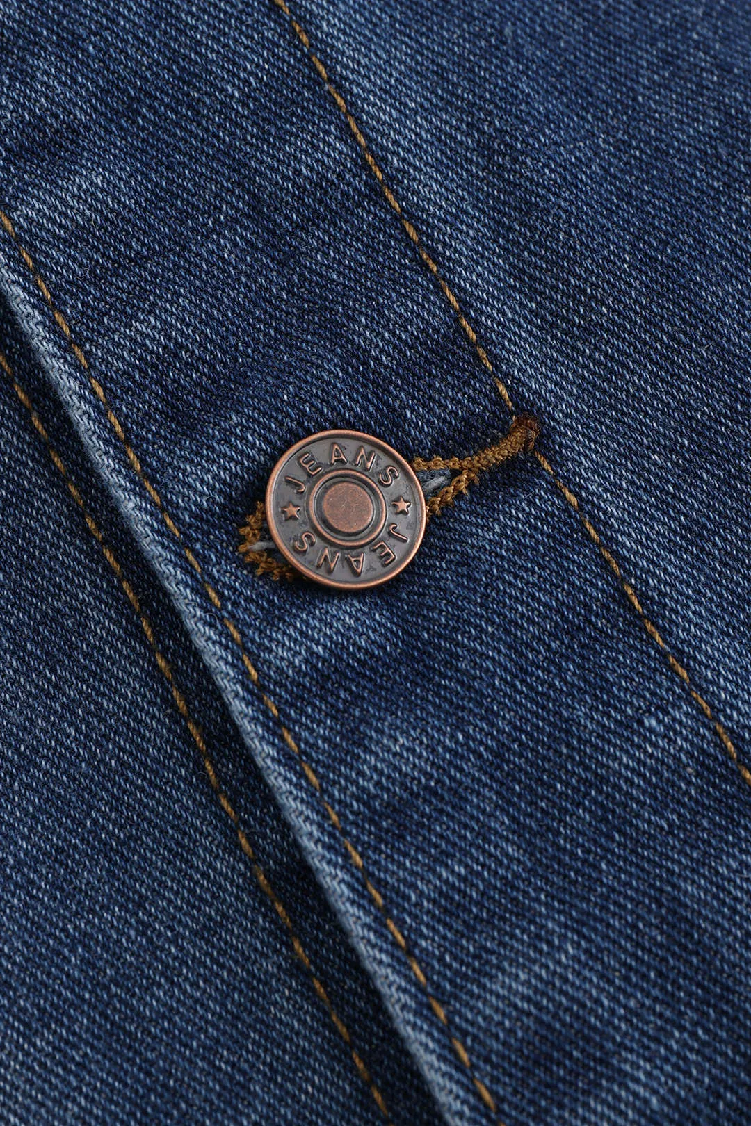 Embroidery Denim Long Coat Belted Outerwear sold by Micas product image thumbnail 4