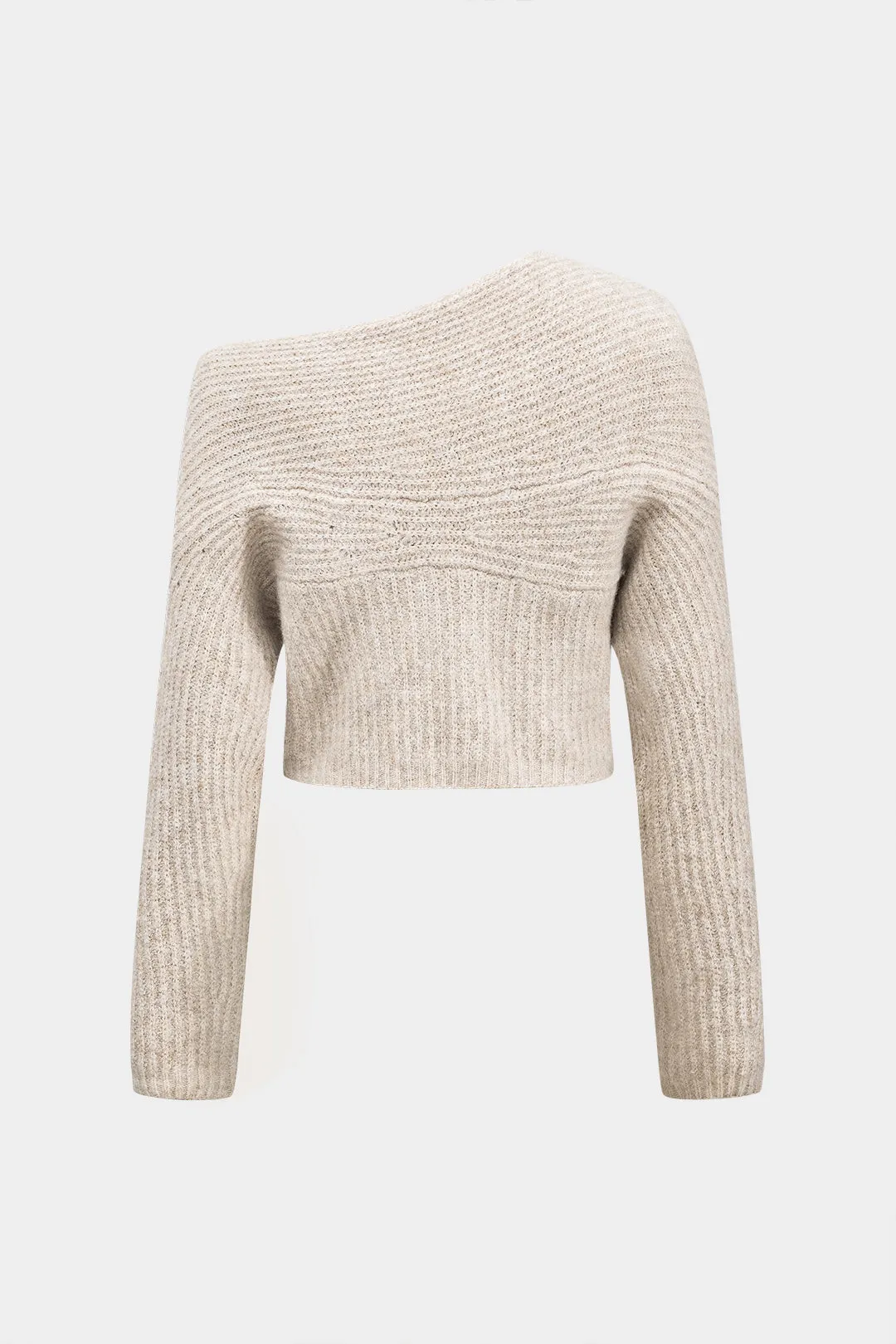 Sweater Asymmetrical Long-Sleeve Top sold by Micas product image thumbnail 2