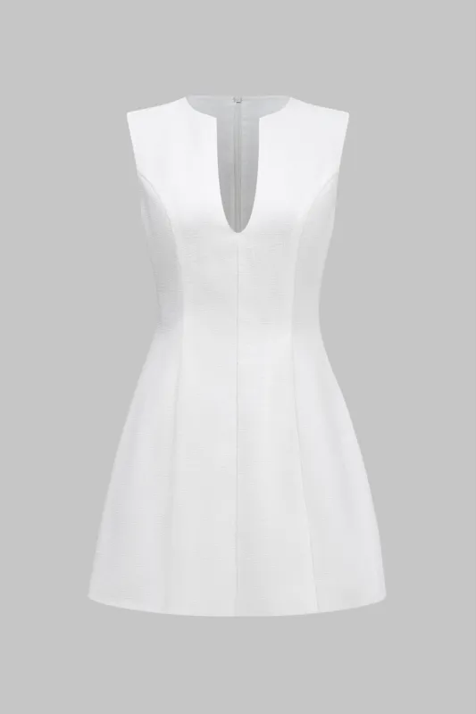 V-Neck Sleeveless Mini Dress sold by Micas