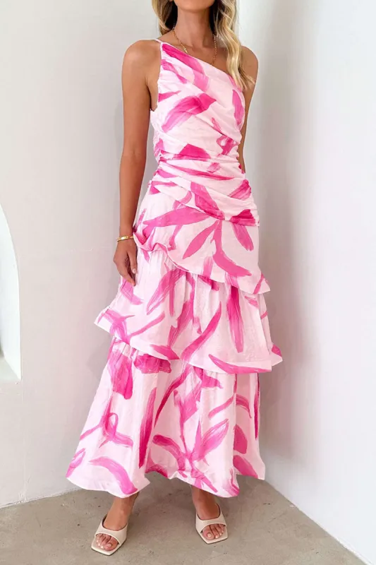 Floral Print Slip Sleeveless Maxi Dress sold by Micas