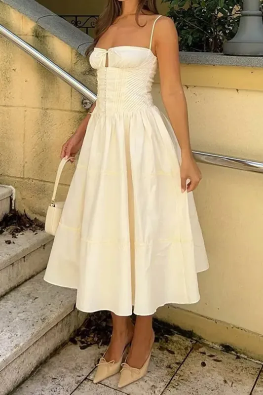 Sleeveless Slip Midi Dress sold by Micas