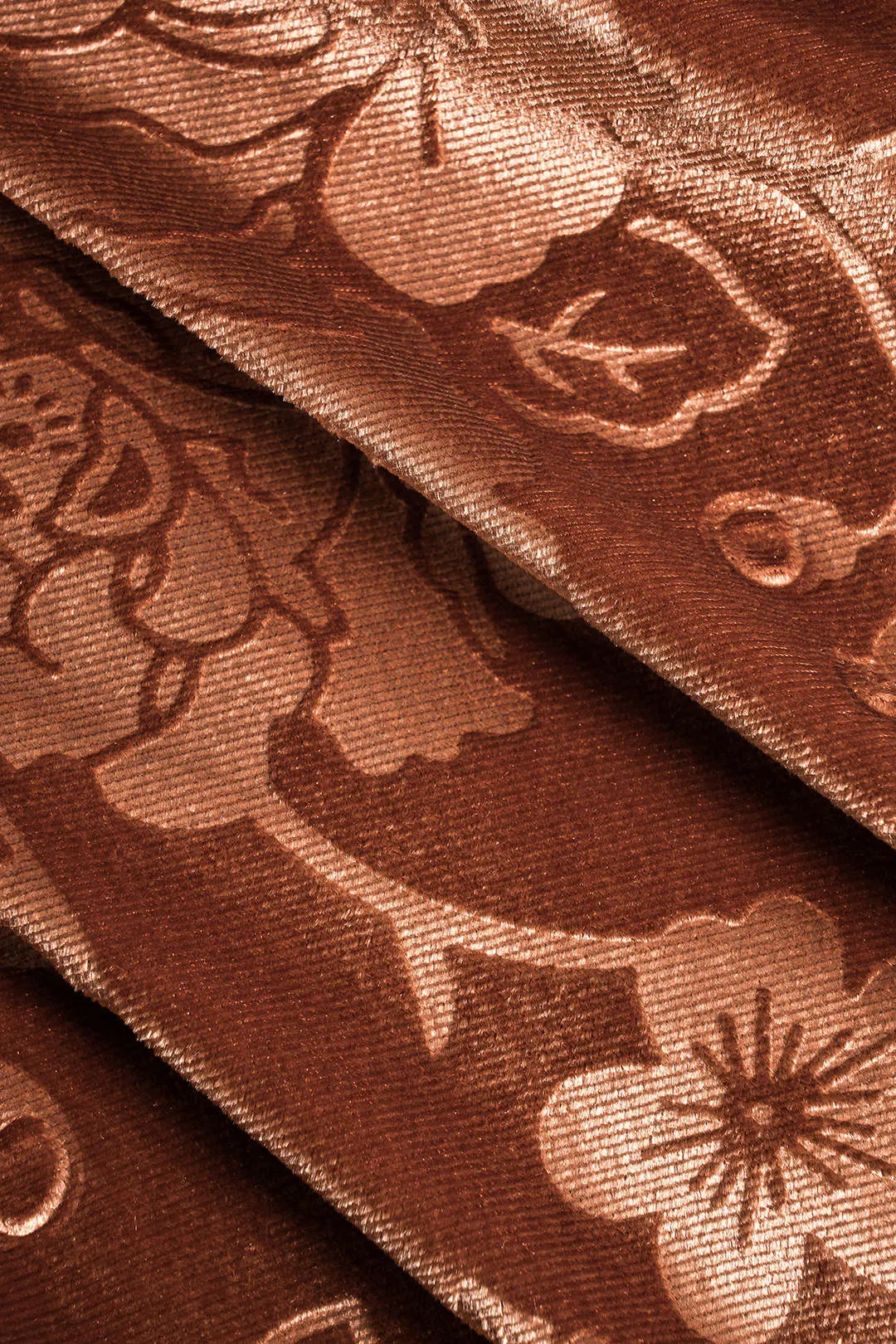 Blomsterprint fløjl asymmetrisk bodysuit sold by Micas product image thumbnail 4