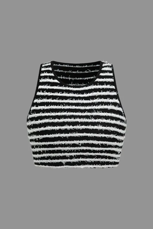 Kontrast Fringe Tank Top sold by Micas