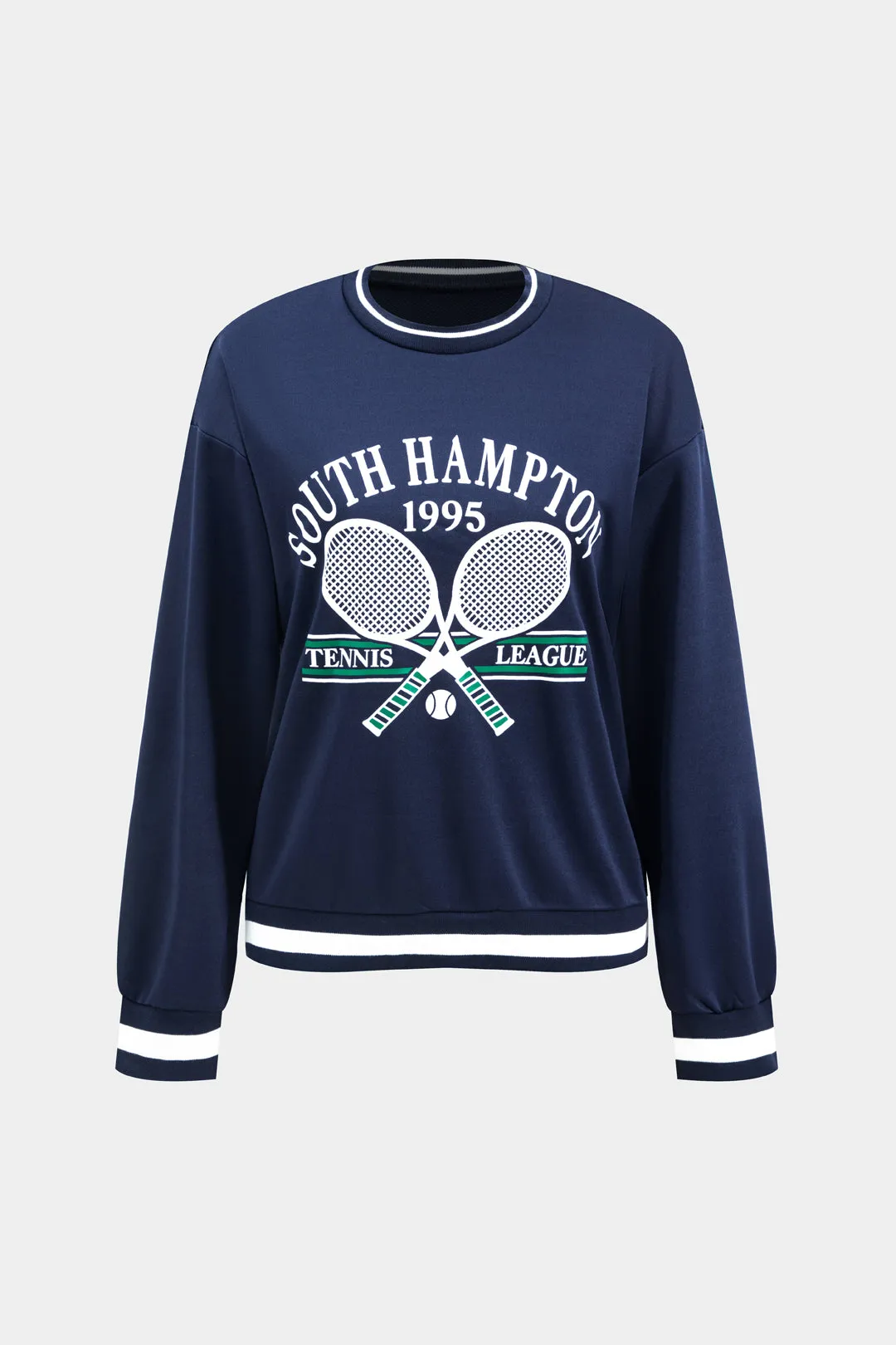 Brevprint top og plisseret nederdel sæt sold by Micas product image thumbnail 2