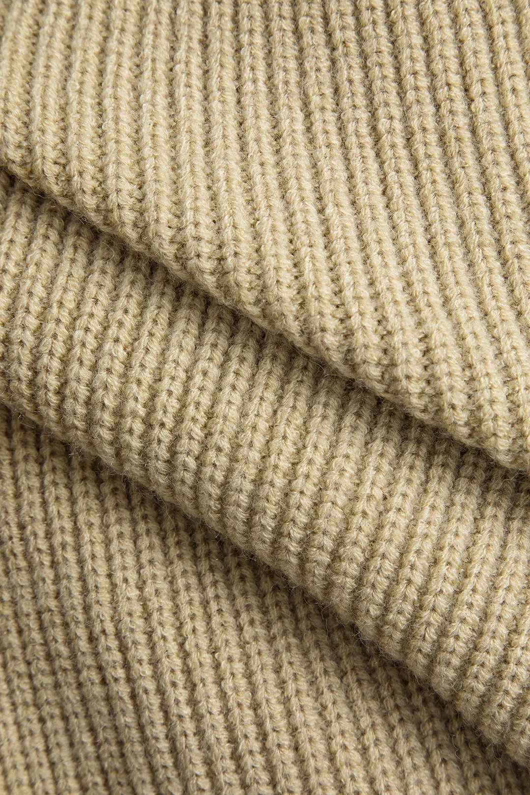 Knit Patchwork Zipper Cardigan sold by Micas product image thumbnail 3