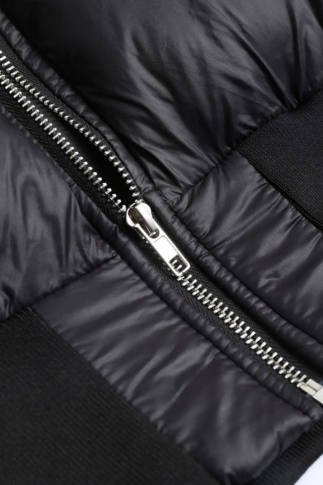 Padded Zipper Cropped Puffer sold by Micas product image thumbnail 4