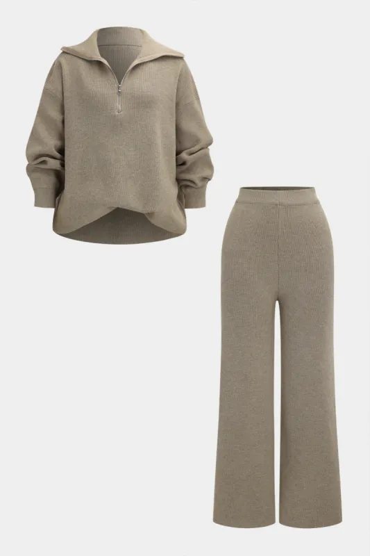 Lynlås top og brede benbukser sæt sold by Micas