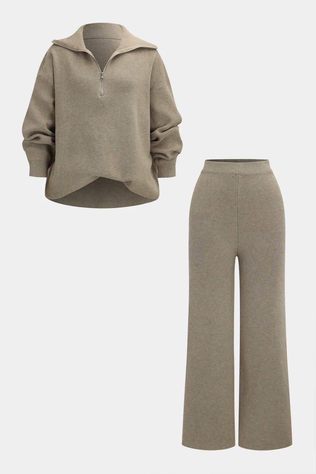 Lynlås top og brede benbukser sæt sold by Micas