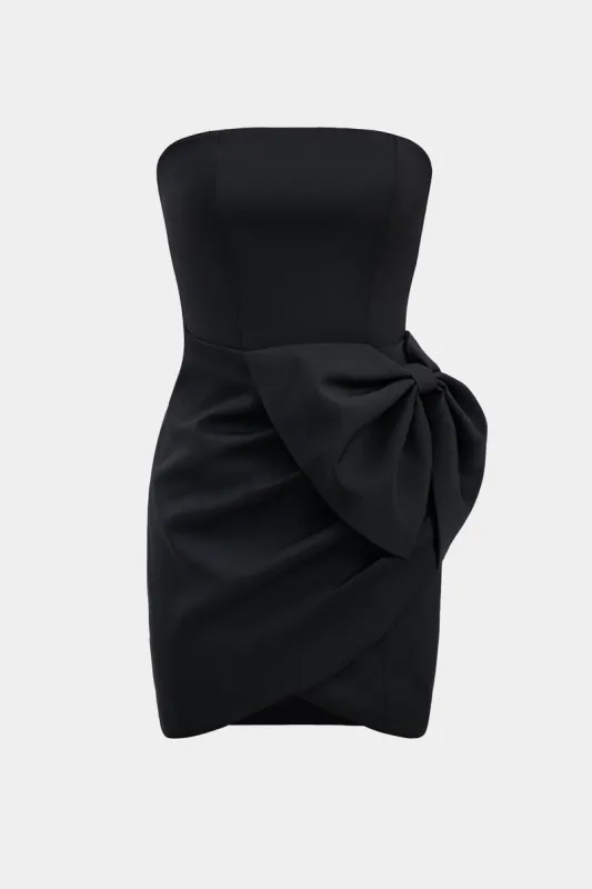 Bue stroppeløs ærmeløs mini kjole sold by Micas