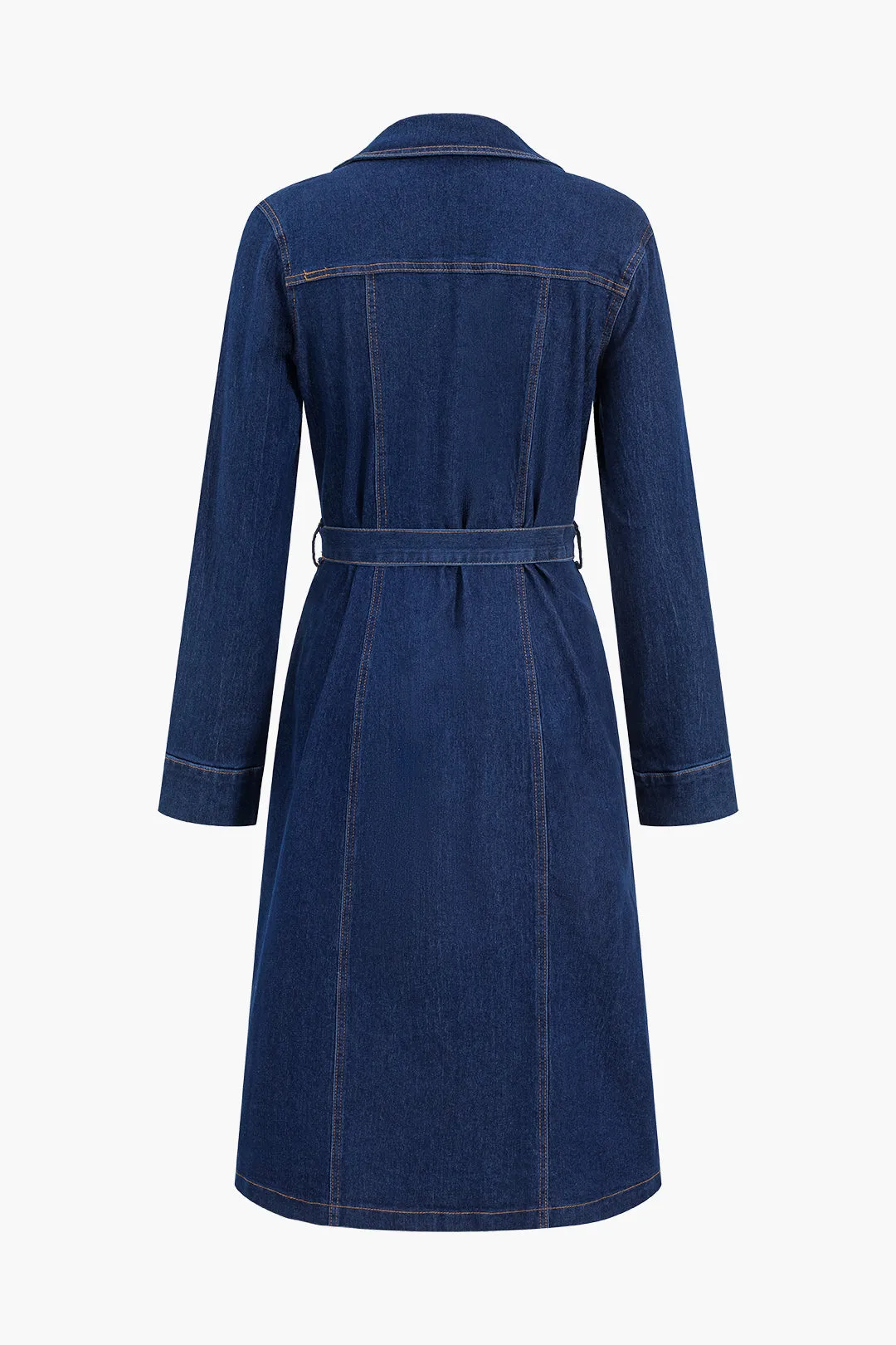 Denim lomme bæltet overtøj sold by Micas product image thumbnail 2